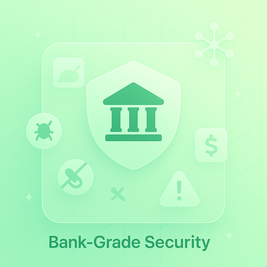 Bank-Grade Security for Creators