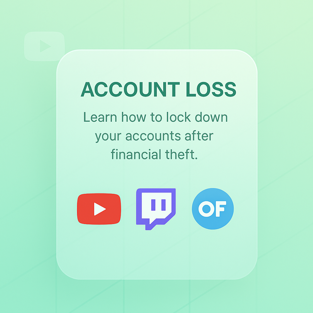 Account recovery playbooks for creators